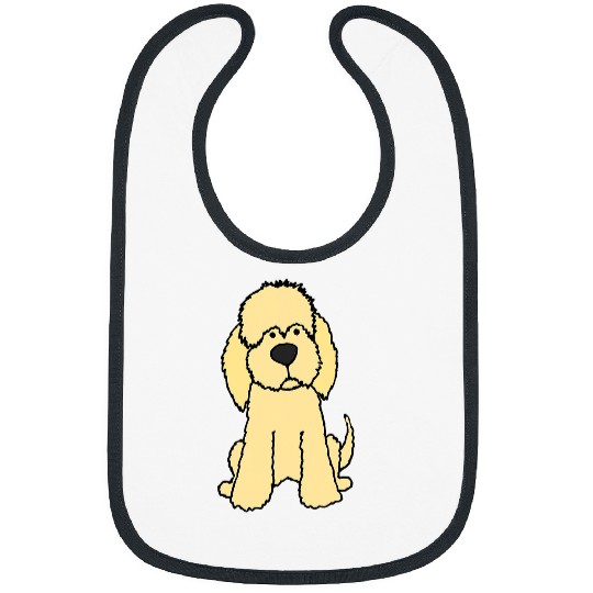 Labradoodle Pet Smileteespetsa Funny Cream Labradoodle Puppy Dog 1 Bibs