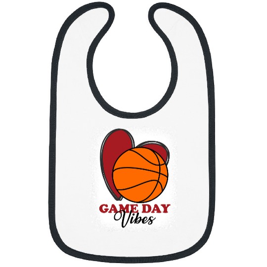 Funny Basketball Coachs Bleached basketball Game Day Vibes basketball Mom Game Day 73 Bibs