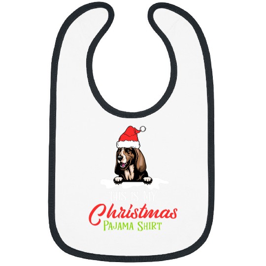 Basset Hound Pet Christmas Pajamas Dogs Lover Bibs