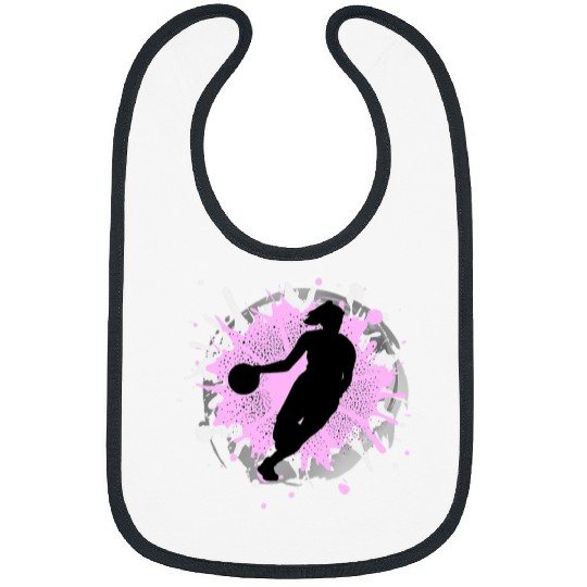 Sport Basketball Pink Basketball Womens Woman Kids Girls player Team COach Bibs