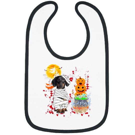 Dachshund Pet Funny Halloween Costume Bibs