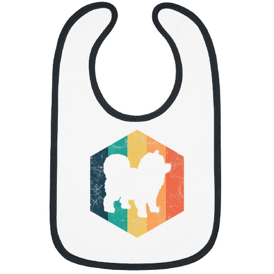 Chow Chow Pet Retro Chow Chow Dog Owner Breeder Pet Lover Bibs