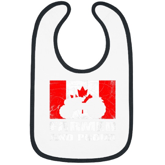 Farmer and proud Canadian Farmer Bibs