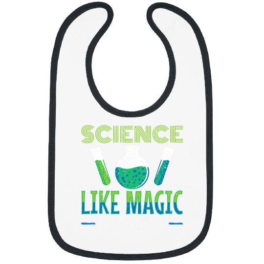 Science like magic but real Nerd Universe Chemistry Student Bibs