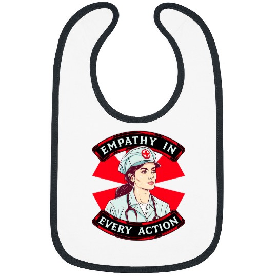 Empathy In Every Action Scrubs Worker nurses Bibs
