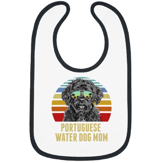 Portuguese Pet  Dog Mom Ever Beach Vibe Bibs