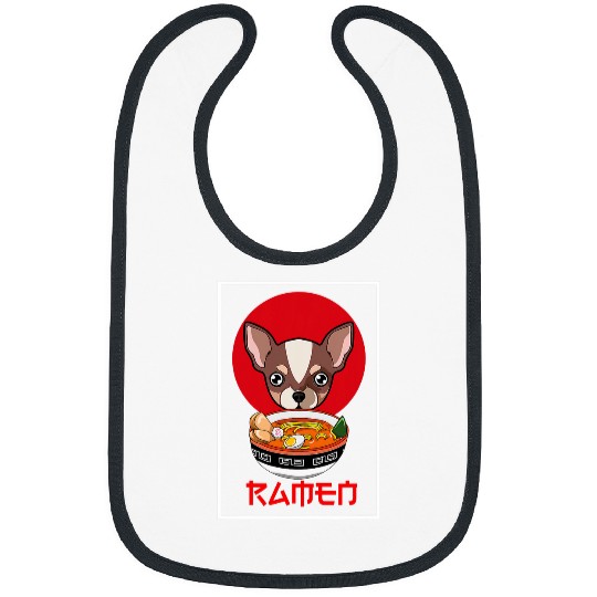 Chihuahua Pet Japanese Ramen LIfe Dog Mom Bibs