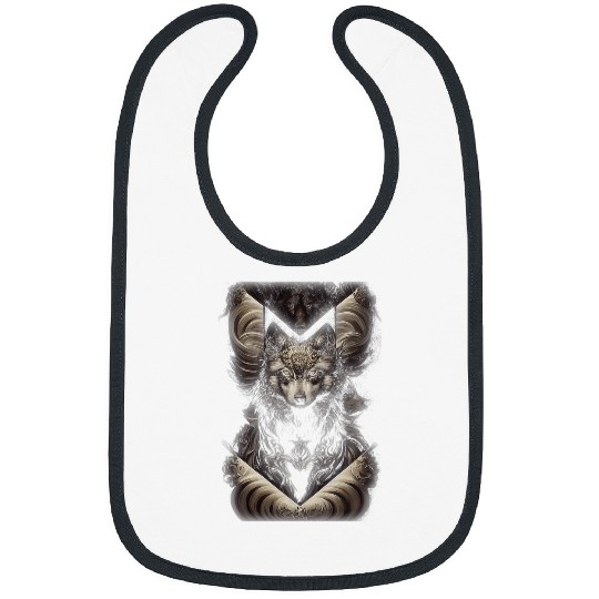 Coyote Mammal Baroque wolfs Black Paper Tarot Card Mage Combat Scene 21 Bibs