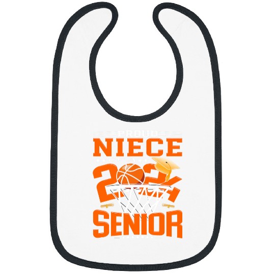 Sport Basketball Niece Of A 2024 Senior Basketball Graduate Grad 2024 Bibs
