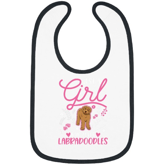 Labradoodle Pet Just a girl who loves Labradoodles 1 Bibs