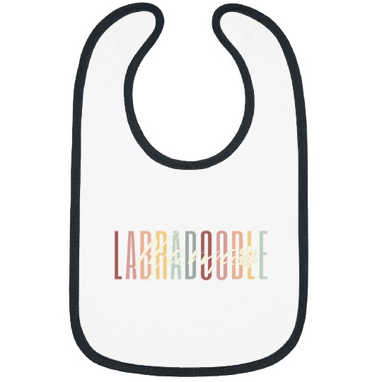 Labradoodle Pet Mama Puppy Lover Funny Pet Lover Dog Mom Bibs