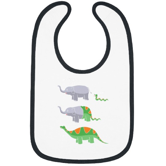My Friends Code Me My Code Snake And Elephant Bibs