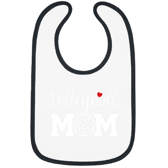 Sport Volleyball Mom Cute Mom Life Volleyball Game Day Cheer Mom 1 Bibs