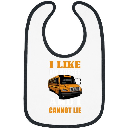 Funny Student Delivery School Bus Driver 3 Bibs