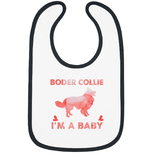 Border Collie Pet Womens Border Collie Mom Funny Border Collie Dog Lover Christmas Bibs