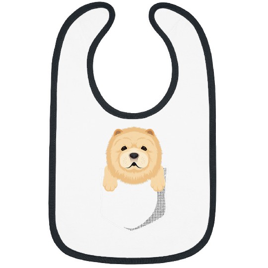 Chow Chow Pet Pocket Chow Chow Puppy Cute Bibs