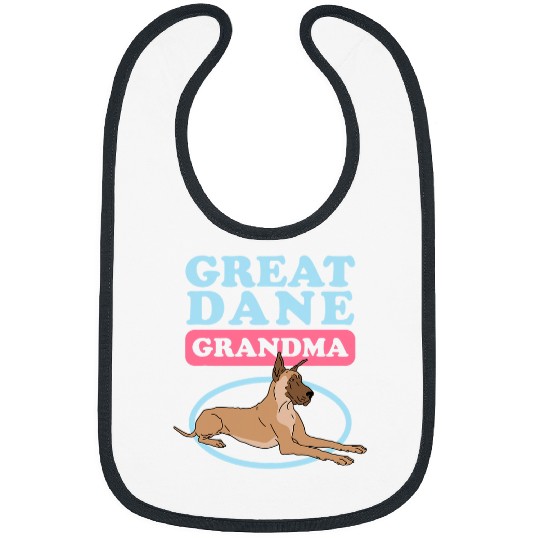 Great Dane Pet Grandma Dog Owner Great Dane 21 Bibs