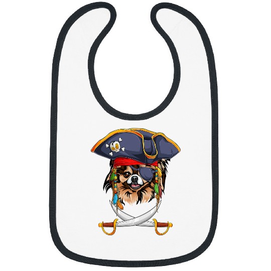 Chihuahua Pet Pirate Funny Dog Dad Mom 60 Bibs