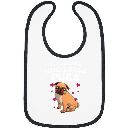 Pug Pet Designs For Women Pet Dog Puppy Animal Pun Bibs