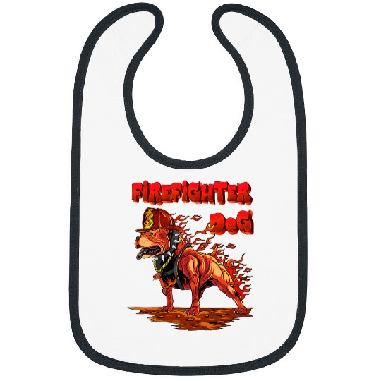 Bully Pet Fireman Firefighter Dog Dad Dog Fires Funny Dog Dog Firefighter Firemen Bibs