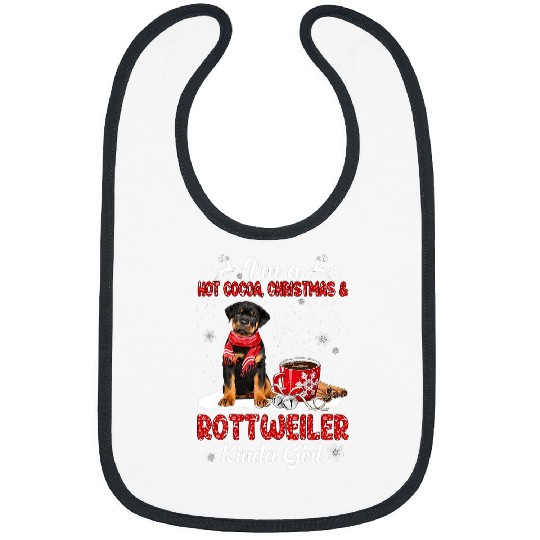 Rottweiler Pet Im A Hot Cocoa xmass Christmas And Dog Kinda Bibs