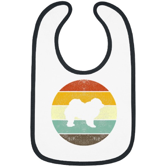 Chow Chow Pet Retro Vintage Chow Chow Dog Chow Chow Bibs