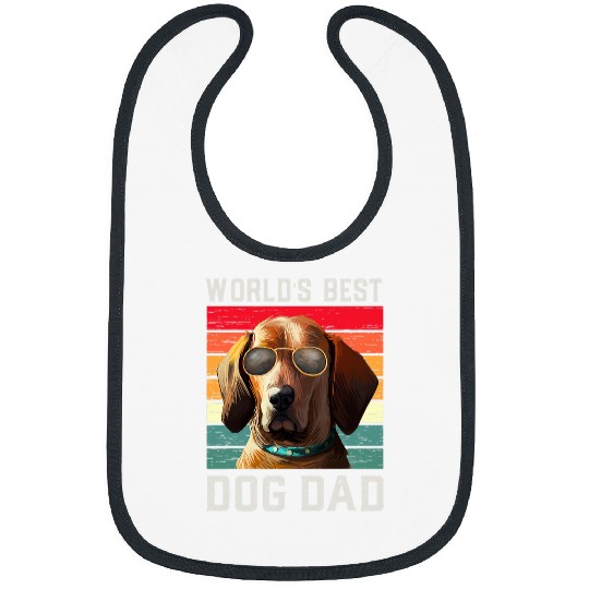Coonhound Pet Mens bests Dog Dad Vintage Redbone Bibs