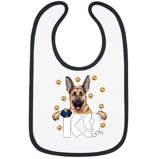 K9 Pet Police Canine Support Law Enforcement Blue Live Matter Bibs