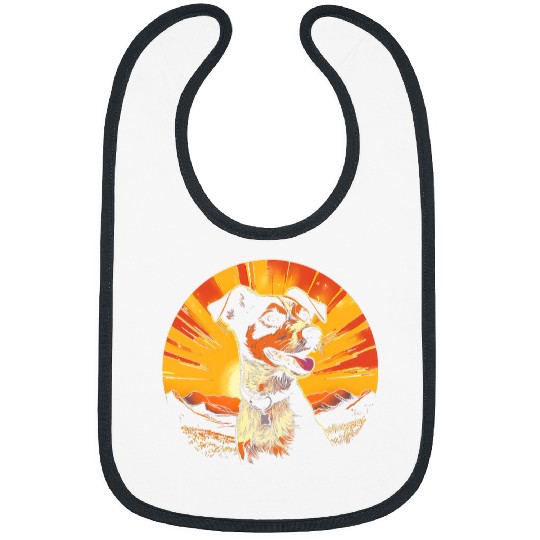 Jack Russell Pet vintages Style 3 Bibs