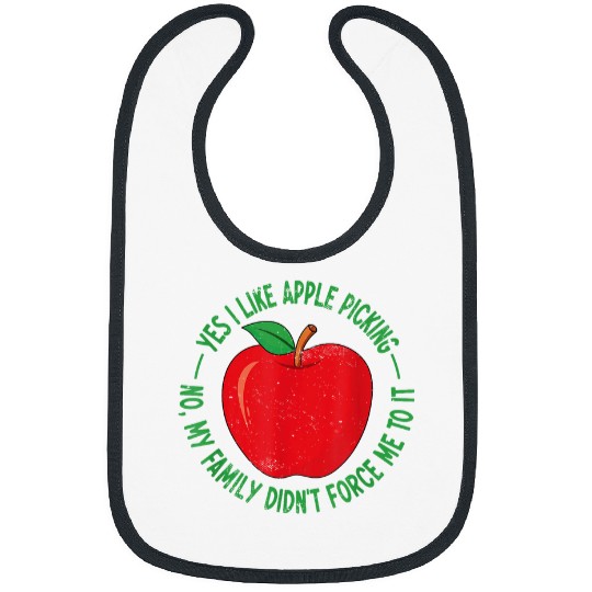 Fruit Picker Harvest Season Matching Family Apple Picking Bibs