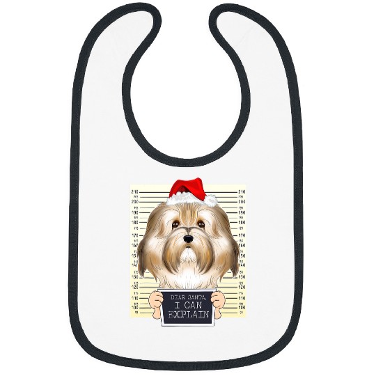 Havanese Pet Dear Santa I Can Explain Funny Christmas Havanese Bibs