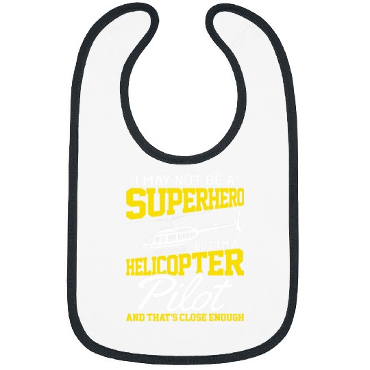 vintages Helicopter Pilot Aviation Chopper Novelty Bibs