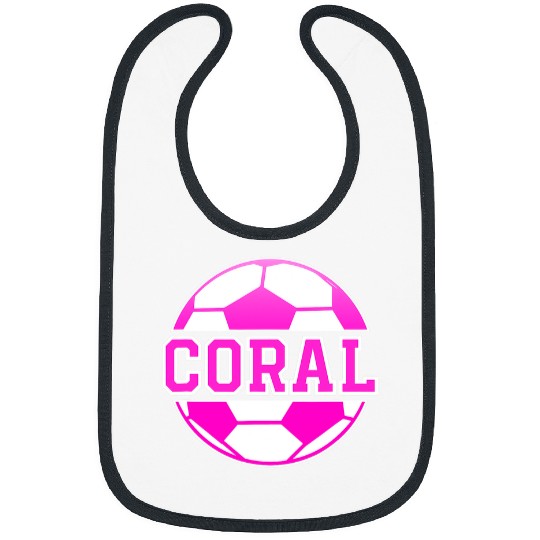 Sport Soccer Coral Name Girls Soccer Play Football Sports Fan Balls Bibs