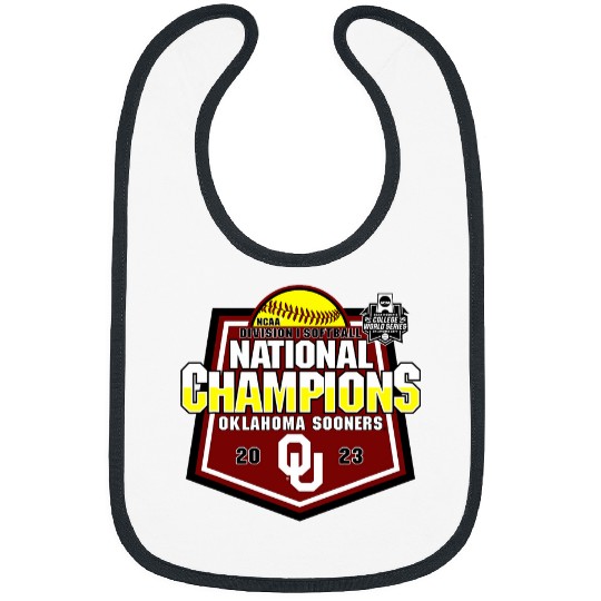 Sport Softball Oklahoma Sooners National Champs Softball WCWS Bibs