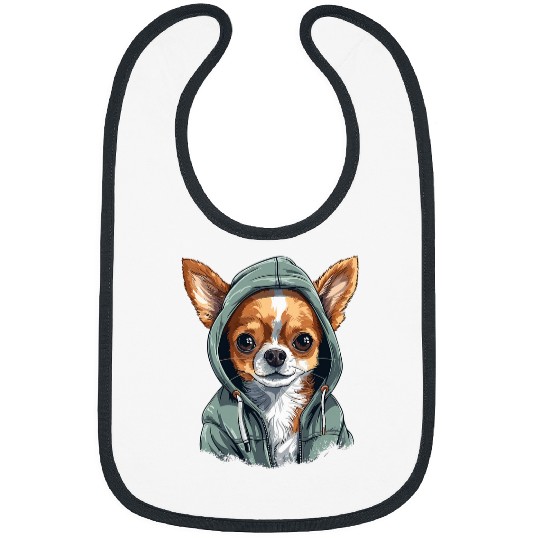 Chihuahua Pet Lover Cute Charming Hilarious Funny Adorable Dog 1 Bibs