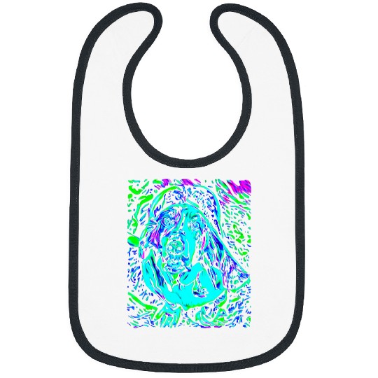 Basset Hound Pet Face Puppy Pop Art Bibs