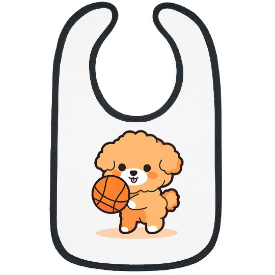 Sport Basketball Toy Poodle Basketball Funny Dog Athletic Bibs