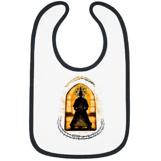 Sport Muay Thai Buddha Tattoo Kickboxing Cultural Sak Yant Design Bibs