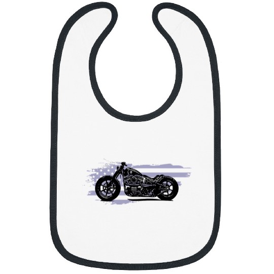 American Flag Biker Motorcycle Grunge Chopper Bike Men Women 21 Bibs