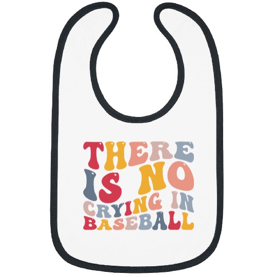 Sport Baseball There Is No Crying In Baseball Funny Player Bibs