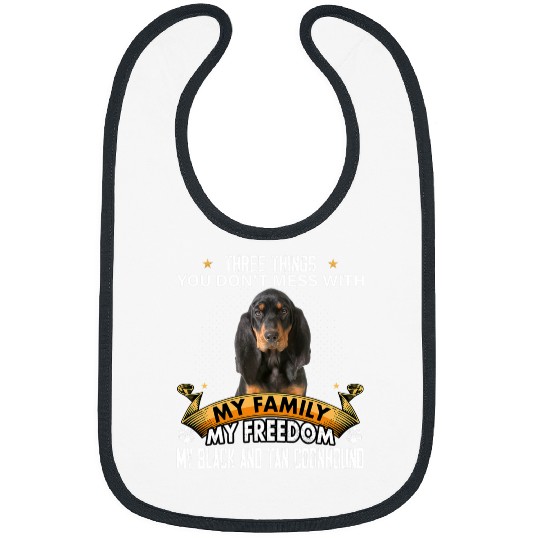 Coonhound Pet Three Things You Don t Mess With Black and Tan Coonhound Bibs