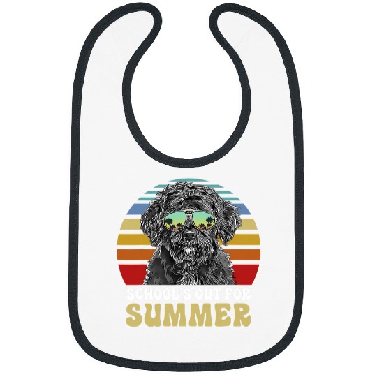 Portuguese Pet Schools Out for Summer Portuguese Water Dog Dog Teacher Bibs
