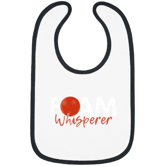 Sport Dodgeball Foam Whisperer Quote for a Dodgeball Champion Bibs