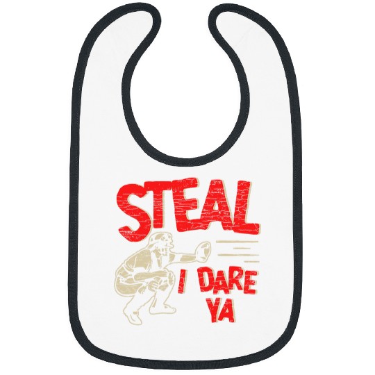 Sport Baseball Steal I Dare Ya Baseball Catcher Softball Bibs