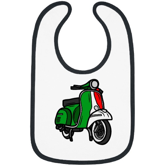 Italian Biker Motorcycle Bike Rider Italy Scooter Bibs