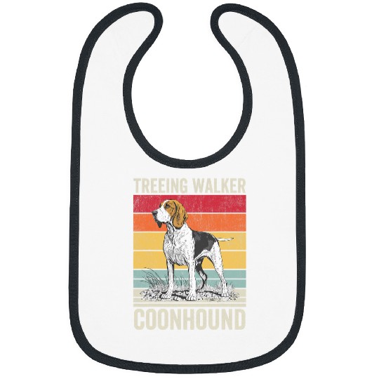 Coonhound Pet Treeing Walker Coonhound Vintage Treeing Walker Bibs