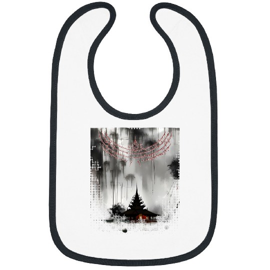 Sport Muay Thai SAK YANT Bird 2Thailand Buddha Temple Design 2Muay Thai Bibs