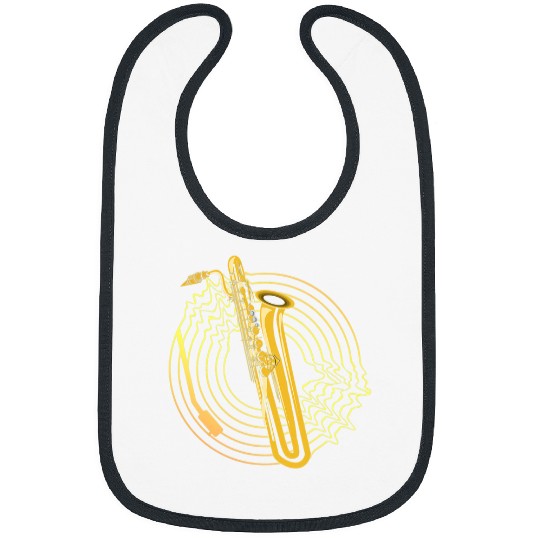 Funny Saxophone Vinyl Saxophonist Jazz Music Saxophone Player Saxophone Bibs