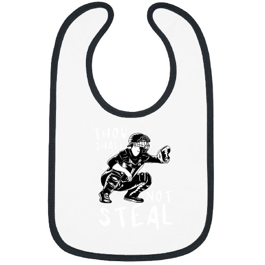 Sport Softball Thou Shall Not Steal Softball Team Sport Player Pitcher Ball Bibs