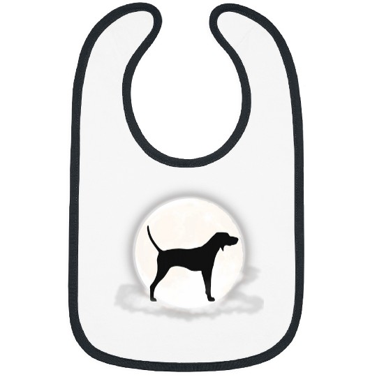 Coonhound Pet Treeing Walker Coonhound Dog Retro 72 Bibs